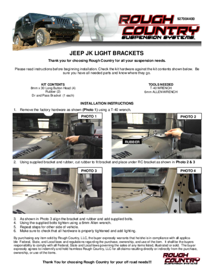 Installation Manual